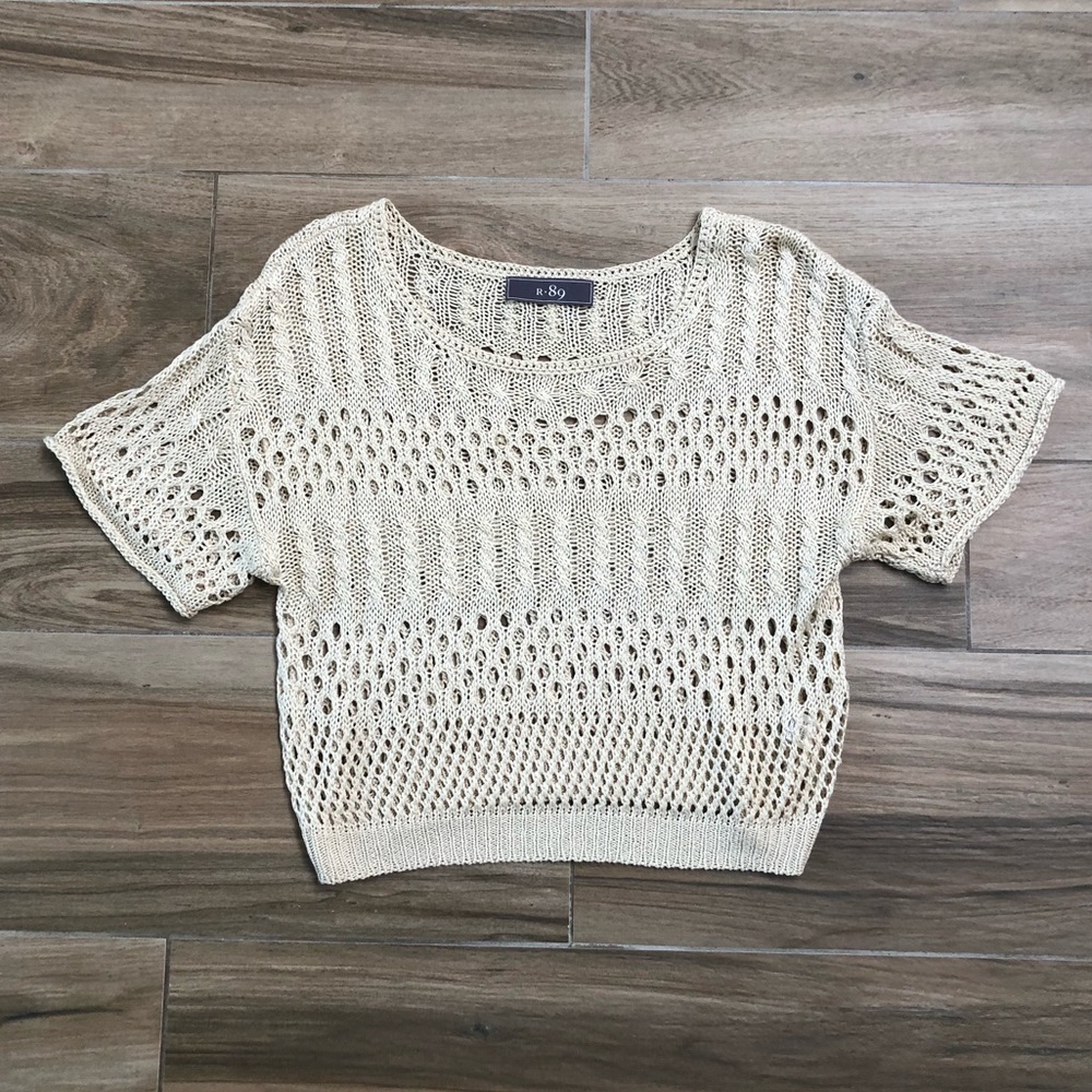 Cropped Crochet Top
